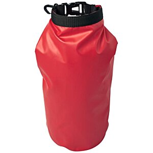 Additional Image 3 - a red water bottle with a black strap