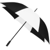 a black and white umbrella