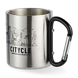 Additional Image 7 - a silver mug with a handle