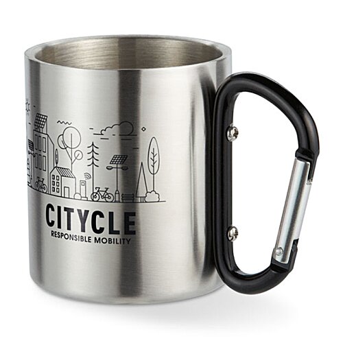 Additional Image 7 - a silver mug with a handle