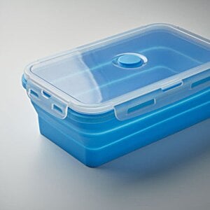 Additional Image 4 - a blue plastic container with a lid