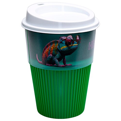 Additional Image 7 - a green cup with a white lid