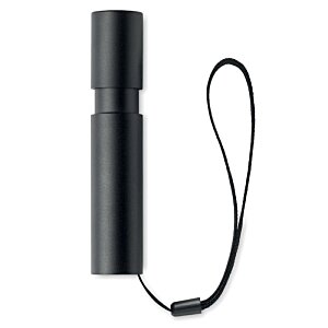 Additional Image 2 - a black flashlight with a strap