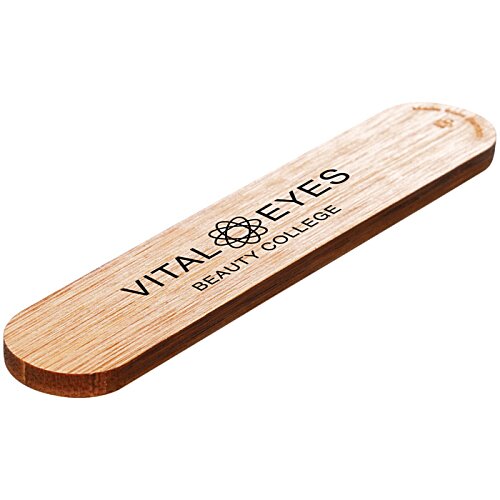 Additional Image 2 - a wooden object with a black text