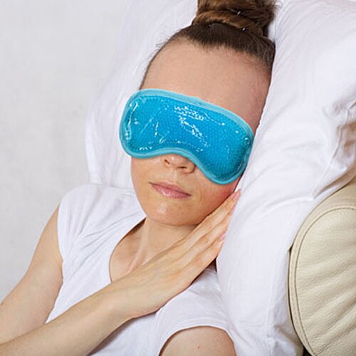 Additional Image 6 - a woman wearing a blue eye mask