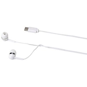 Additional Image 8 - a pair of white earbuds