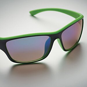 Additional Image 7 - a green sunglasses with a green frame