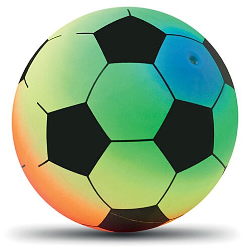 Additional Image 3 - a colorful football ball on a white background