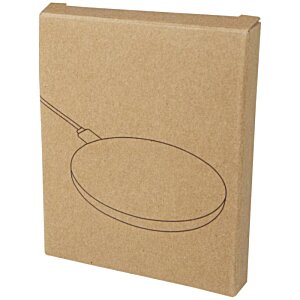 Additional Image 8 - a brown box with a circle on it