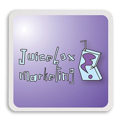 Additional Image 1 - a purple square with a drink logo
