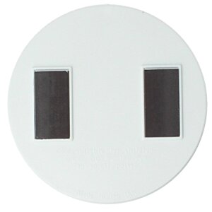 Additional Image 1 - a white circle with black rectangles