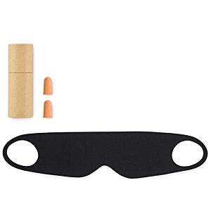 Additional Image 1 - a black mask and earplugs