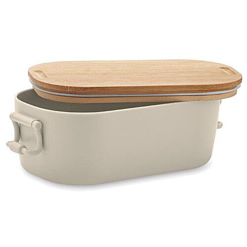 Additional Image 4 - a white container with a wooden lid