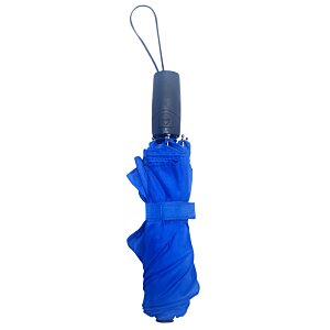 Additional Image 4 - a blue umbrella with a black handle