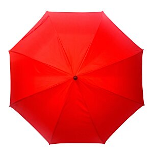 Additional Image 1 - a red umbrella with a black needle