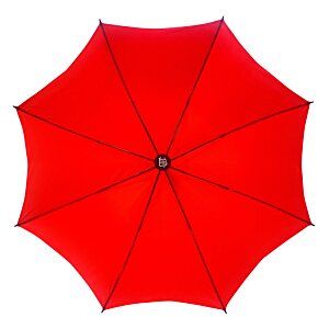 Additional Image 2 - a red umbrella with black lines