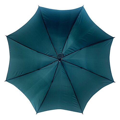 Additional Image 4 - a blue umbrella with a black center