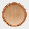 Additional Image 3 - a round brown plate with a white background