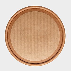 Additional Image 3 - a round brown plate with a white background