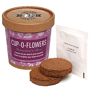 Additional Image 5 - a container of food with a purple lid and brown round objects