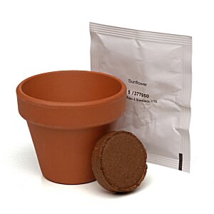 Additional Image 1 - a brown pot and a white bag