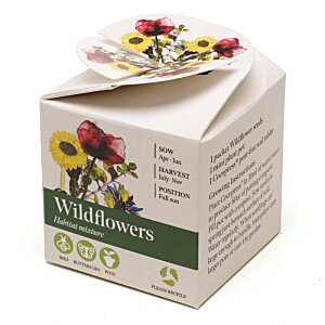 Additional Image 2 - a white box with a flower design on it