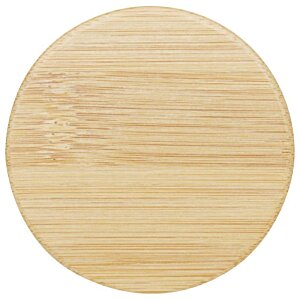 Additional Image 1 - a circular wood surface with a white background