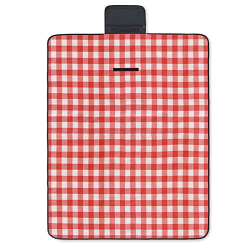 Additional Image 3 - a red and white checkered tablet