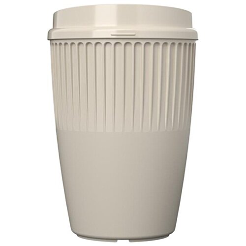 Additional Image 2 - a white cup with a white lid