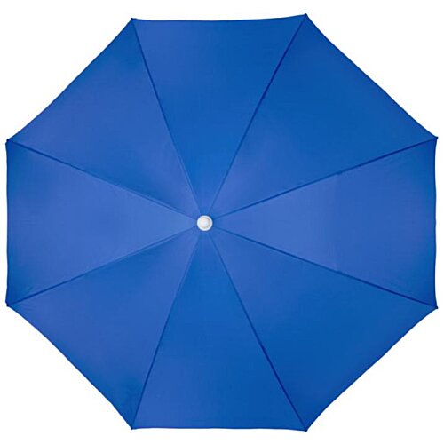 Additional Image 5 - a blue umbrella with a white button