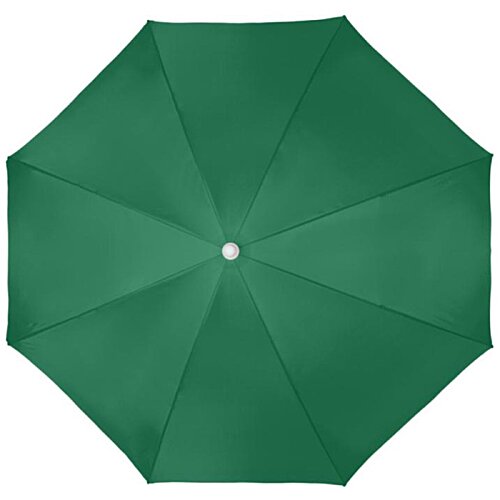 Additional Image 4 - a green umbrella with a white button