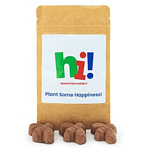 Additional Image 5 - a brown box with a white label and brown cubes