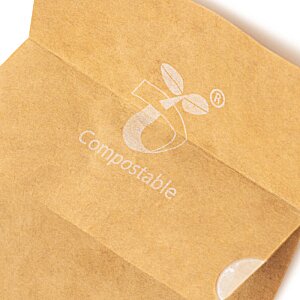 Additional Image 3 - a brown paper bag with a white logo