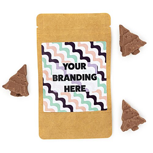 Additional Image 1 - a brown rectangular object with a white label