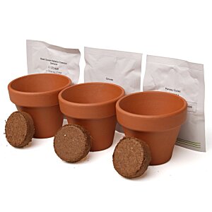 Additional Image 1 - a group of clay pots