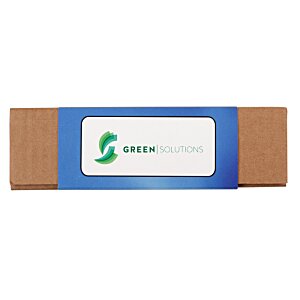 Additional Image 5 - a blue and white rectangular object with a white label