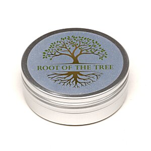 Additional Image 1 - a round container with a logo on it