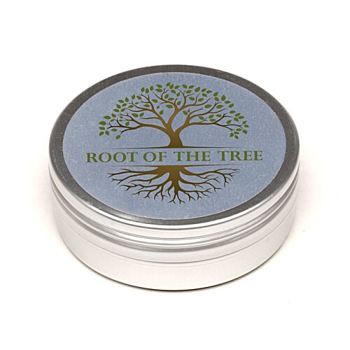 Additional Image 1 - a round container with a logo on it