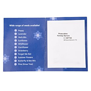 Additional Image 4 - a blue and white card