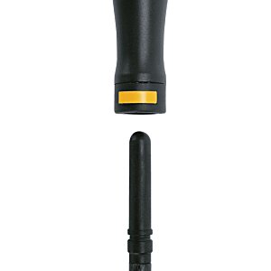 Additional Image 2 - a black and yellow tube with a black tip