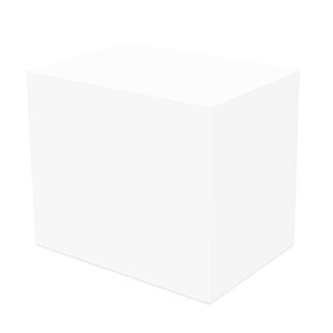 Additional Image 1 - a white cube on a white background