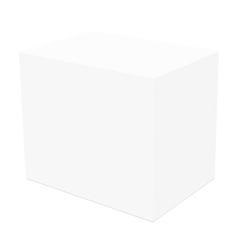 Additional Image 1 - a white cube on a white background