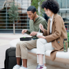 Additional Image 8 - a man and woman sitting on a bench