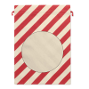 Additional Image 3 - a red and white striped bag