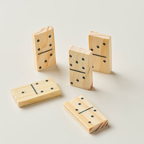 Additional Image 3 - a group of dominoes on a white surface