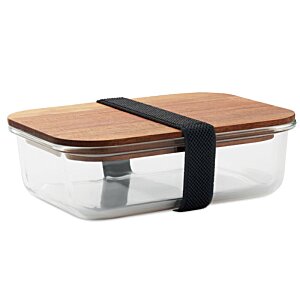 Additional Image 1 - a plastic container with a brown lid