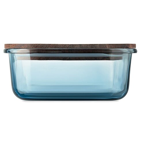 Additional Image 4 - a blue plastic container with a brown lid