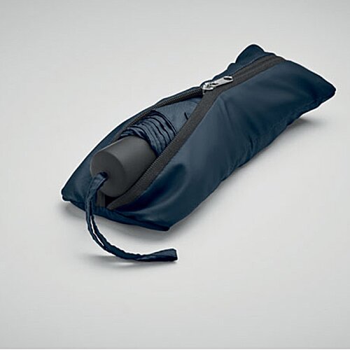 Additional Image 4 - a blue bag with a black object on it