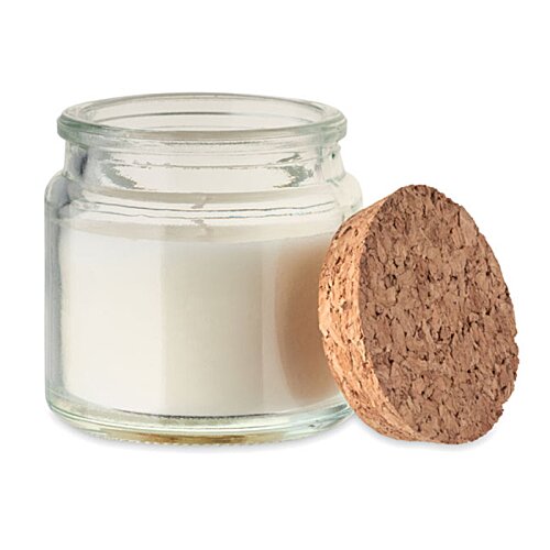 Additional Image 1 - a glass jar with a cork lid