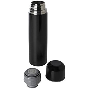 Additional Image 6 - a black and silver thermos